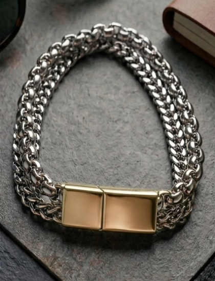 Baffco Dual Chain Bracelet